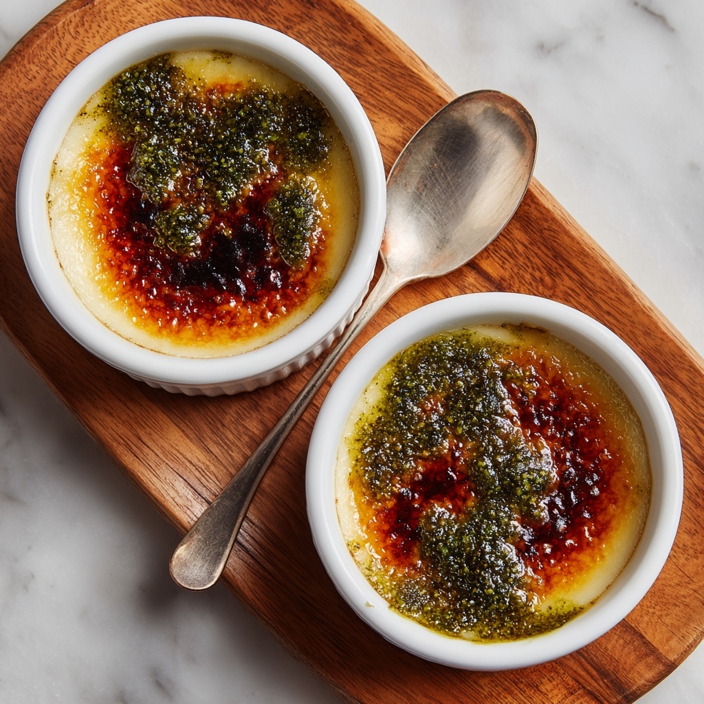 Pandan Crème Brûlée Recipe - Recipe Image