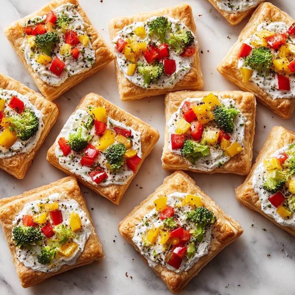 Crescent Roll Veggie Pizza With Cream Cheese Recipe - Recipe Image