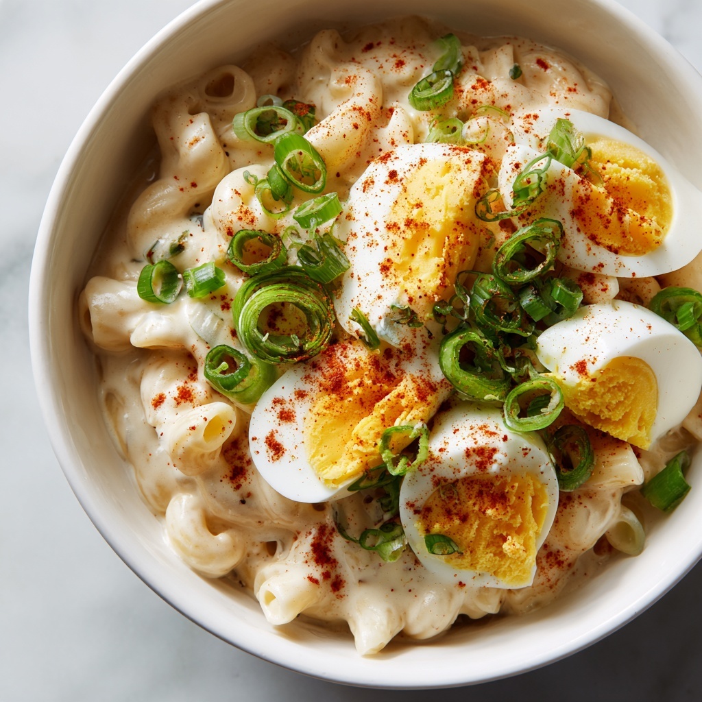 Deviled Egg Macaroni Salad: A Creamy, Tangy Delight Recipe - Recipe Image