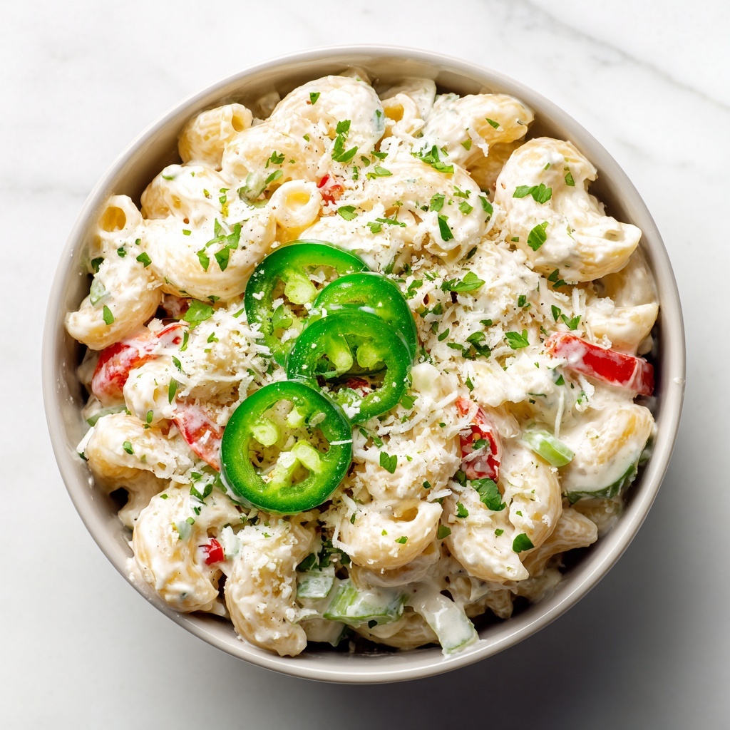 Jalapeño Popper Macaroni Salad Recipe - Recipe Image