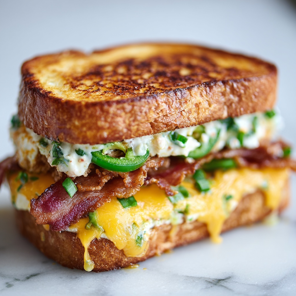 Jalapeno Popper Sandwich Recipe - Recipe Image