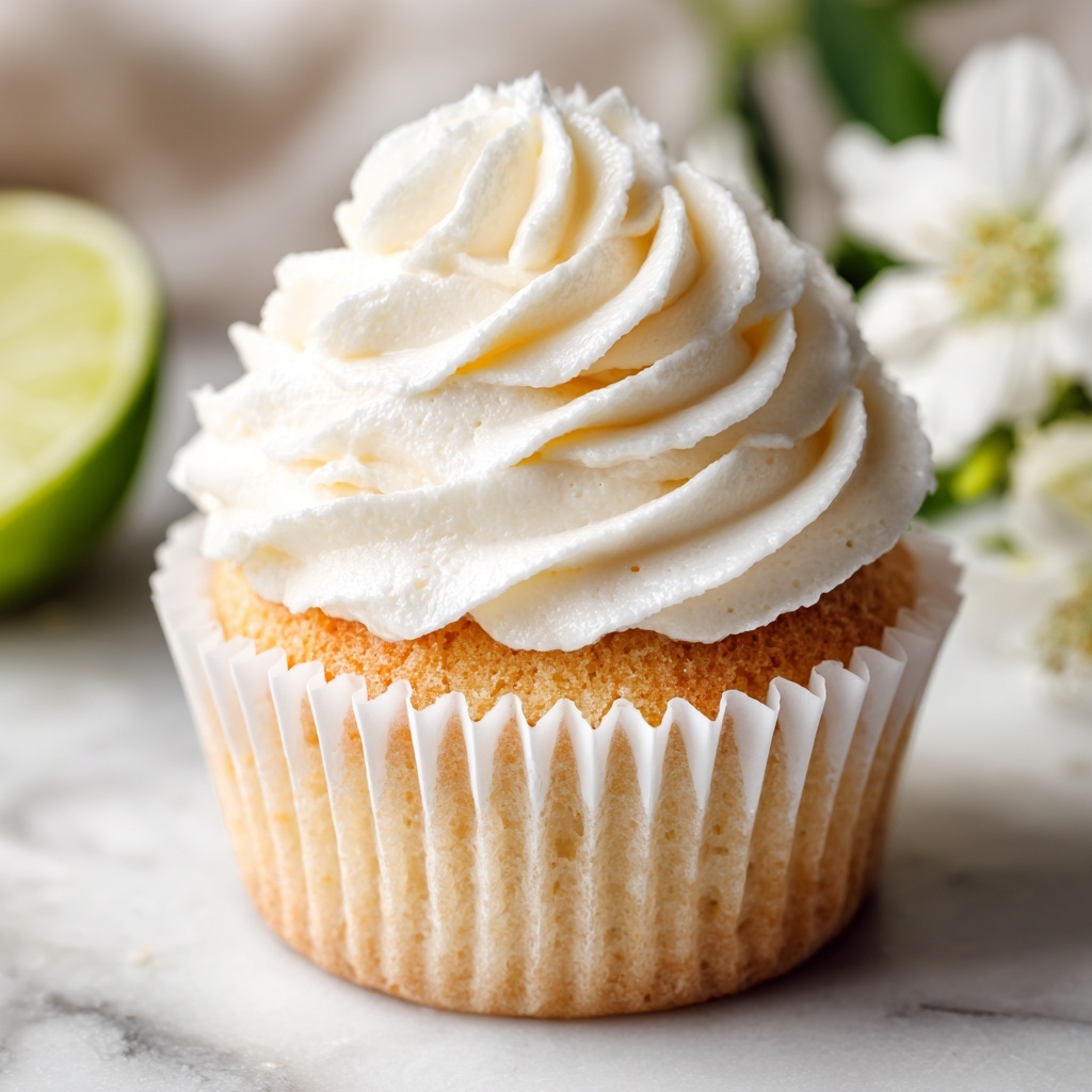 Key Lime Cupcakes with Creamy Lime Frosting Recipe - Recipe Image