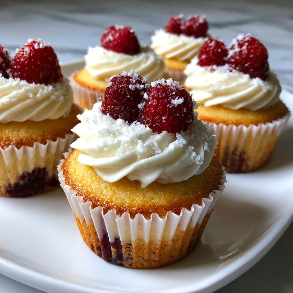 Raspberry Lemon Heaven Cupcakes Recipe - Recipe Image