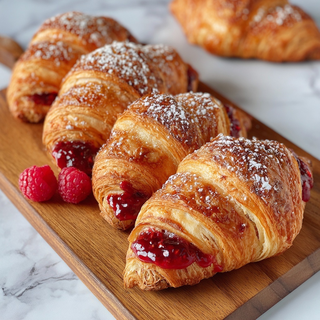 Almond Crescents with Raspberry Jam Recipe - Recipe Image