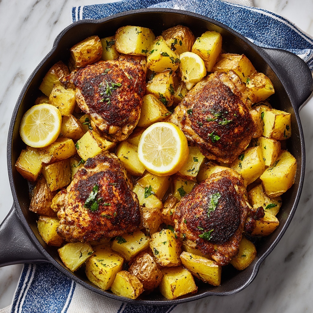 Greek Lemon Chicken & Potatoes Recipe - Recipe Image