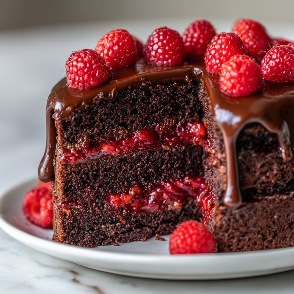 Chocolate Raspberry Cake Recipe - Recipe Image