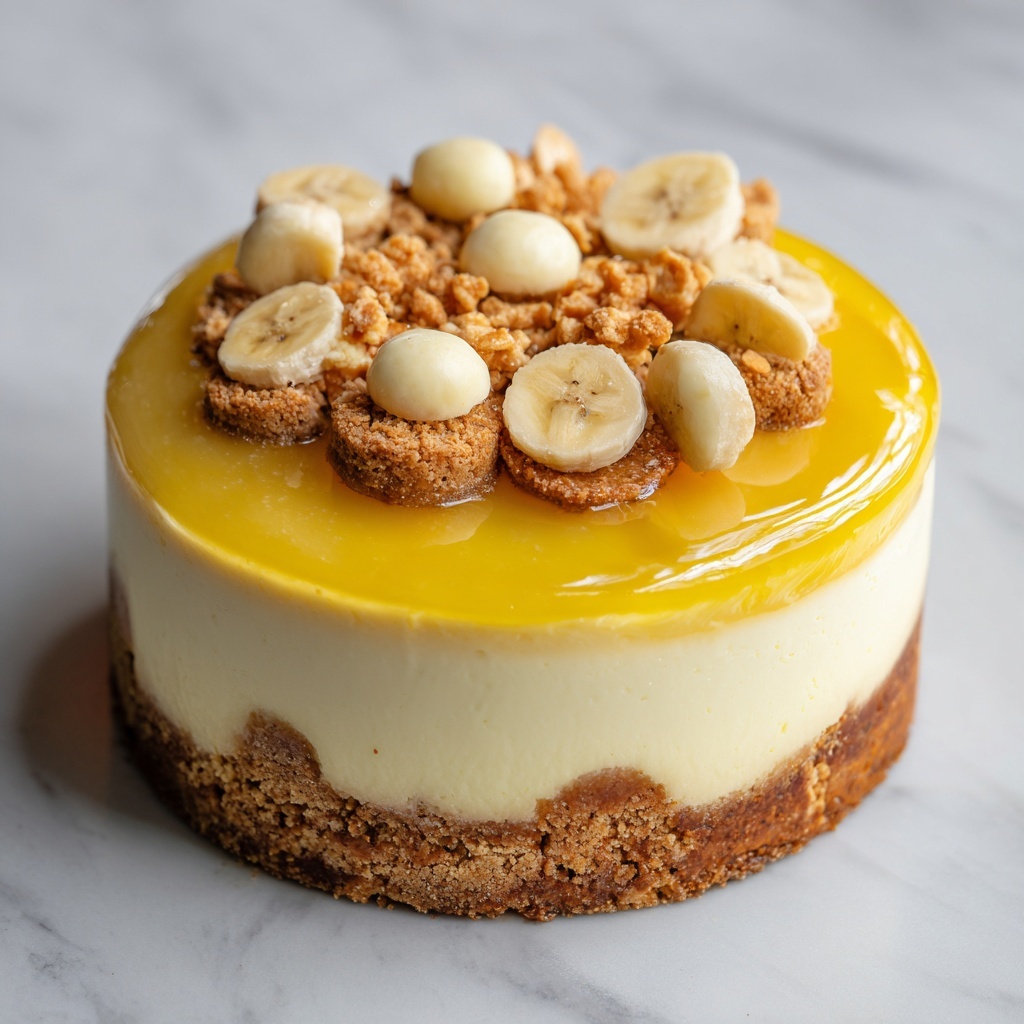 Banana Pudding Cookie Butter Cheesecake Cake Recipe - Recipe Image