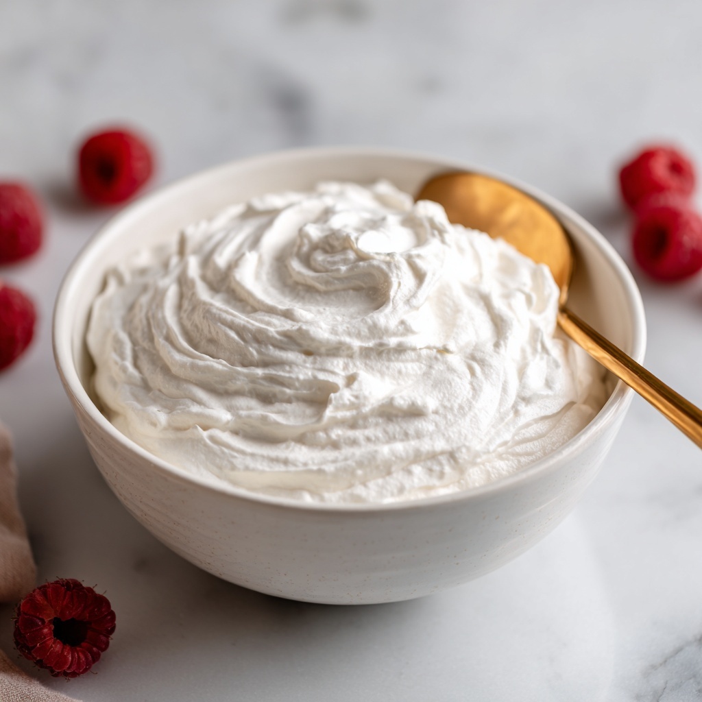 Easy Vanilla Whipped Cream Recipe - Recipe Image