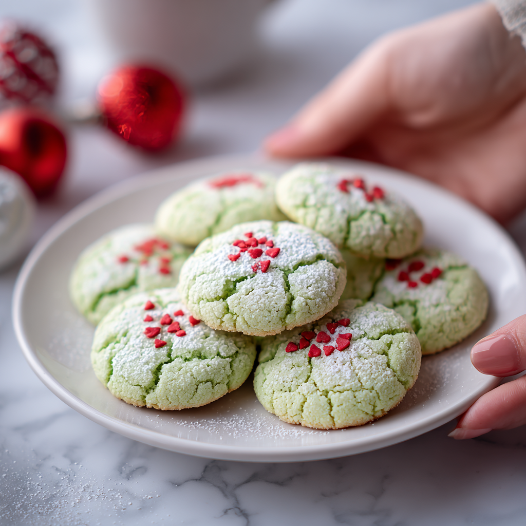 Grinch Cookies Recipe - Recipe Image