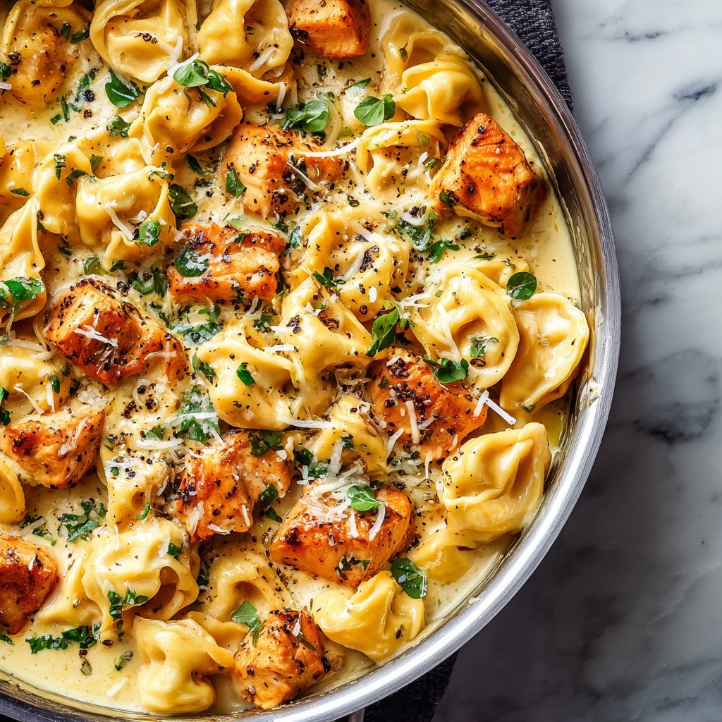 Buffalo Chicken Tortellini Alfredo Recipe - Recipe Image