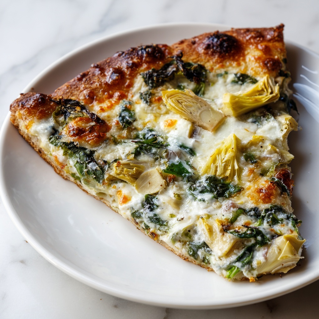 Spinach Artichoke Pizza Recipe - Recipe Image