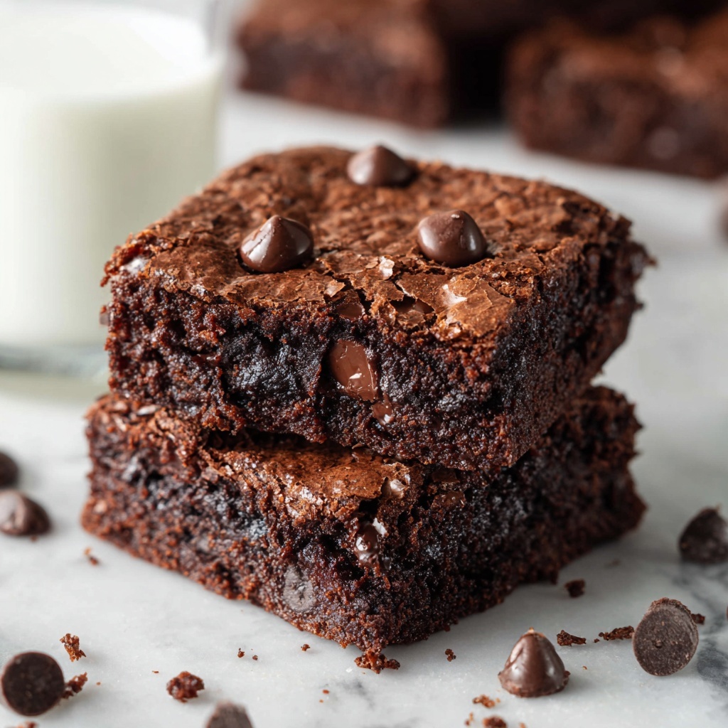 Greek Yogurt Brownies Recipe - Recipe Image