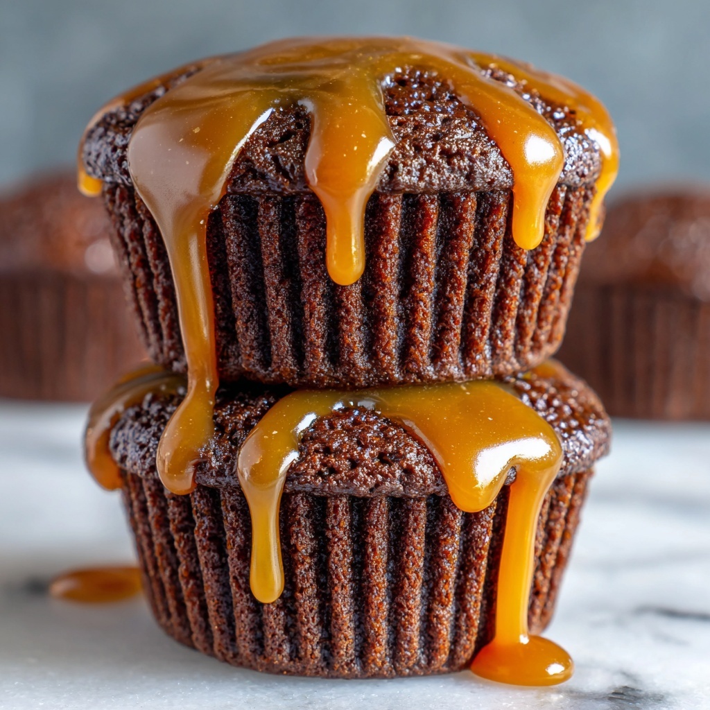 Brownie Cookie Dough Cups with Caramel Drizzle Recipe - Recipe Image