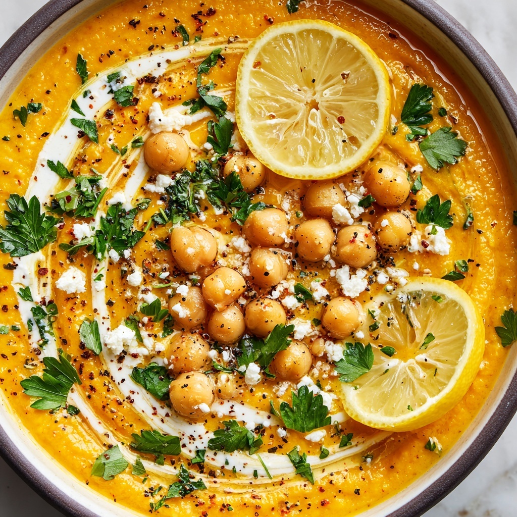 Greek Chickpea Soup with Lemon Recipe - Recipe Image