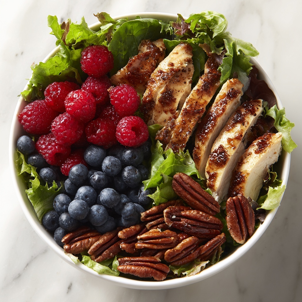 Berry Chicken Salad with Poppy Seed Dressing Recipe - Recipe Image