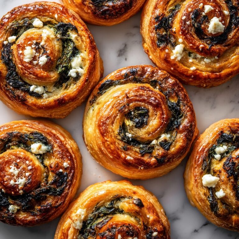 Spinach and Feta Puff Pastry Twists Recipe