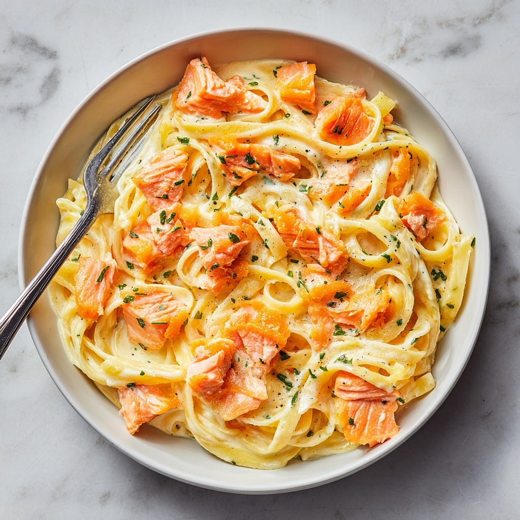 Smoked Salmon Carbonara Recipe - Recipe Image