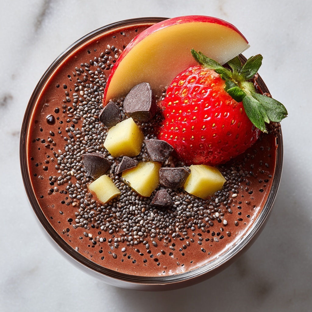 Creamy Chocolate Chia Pudding Recipe - Recipe Image
