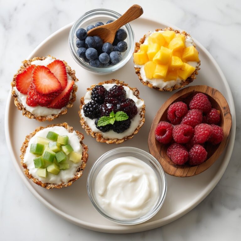 Breakfast Granola Cups with Yogurt and Berries Recipe