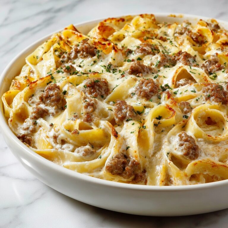 Ground Beef Alfredo Recipe