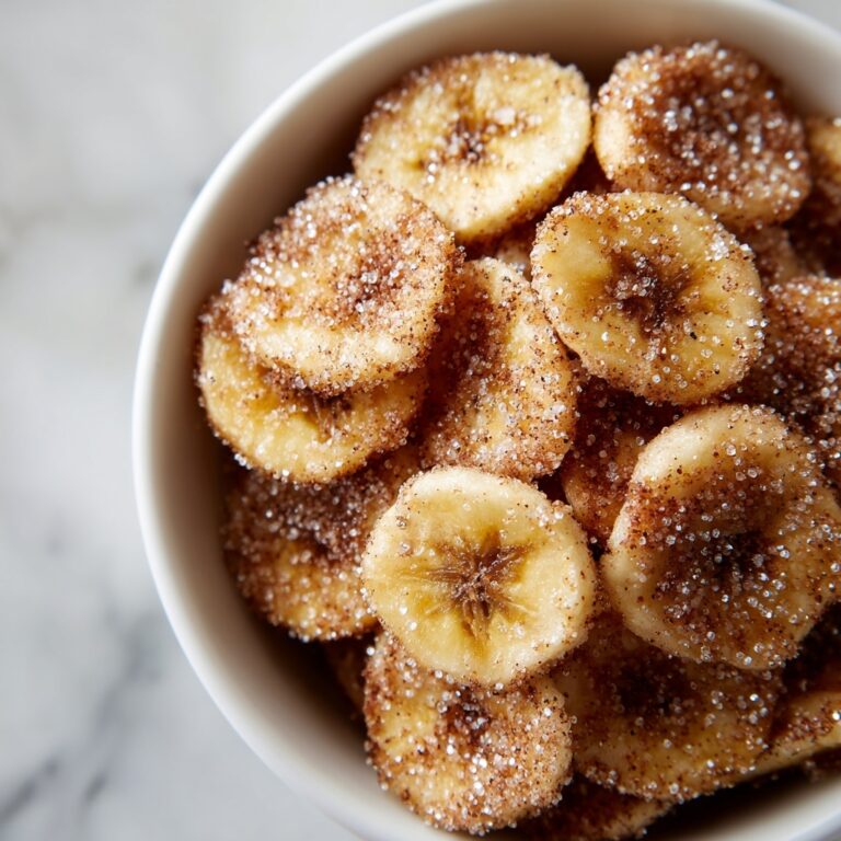 Cinnamon-Sugar Air Fryer Banana Chips Recipe