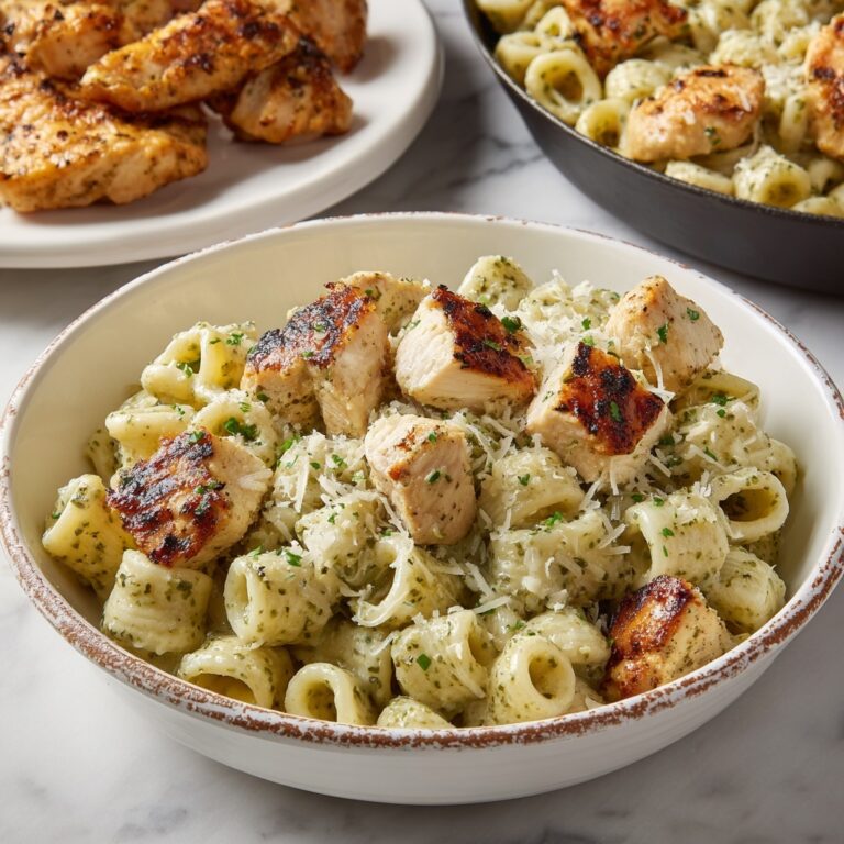 Creamy Pesto Chicken Pasta Recipe