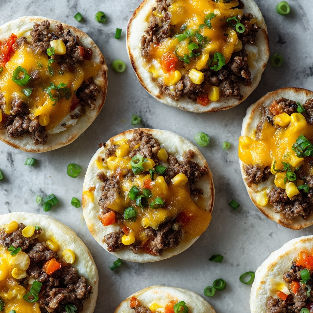 Mexican English Muffin Pizza Recipe - Recipe Image