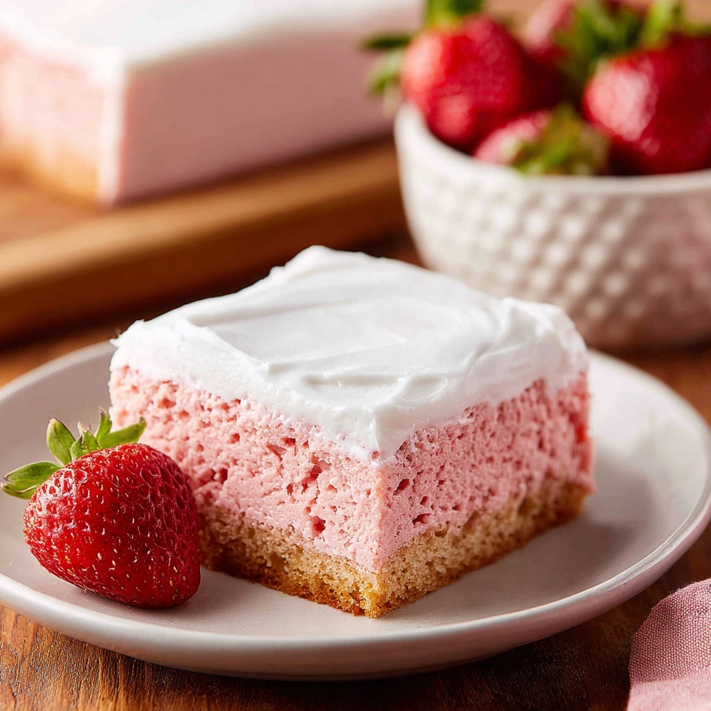Strawberry Pie Cake Recipe - Recipe Image