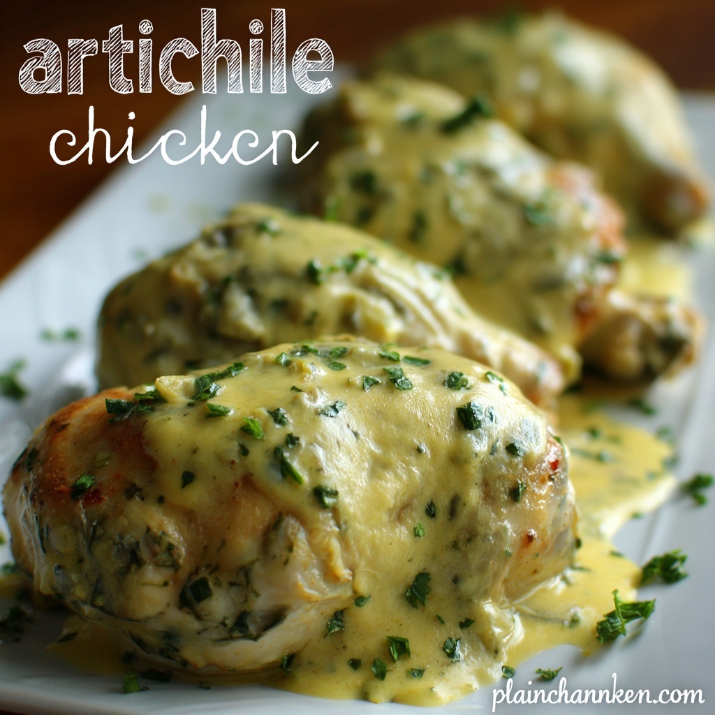 Artichoke Chicken Bake Recipe - Recipe Image