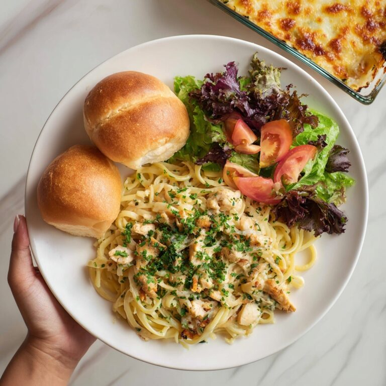 Baked Cream Cheese Chicken Alfredo Recipe