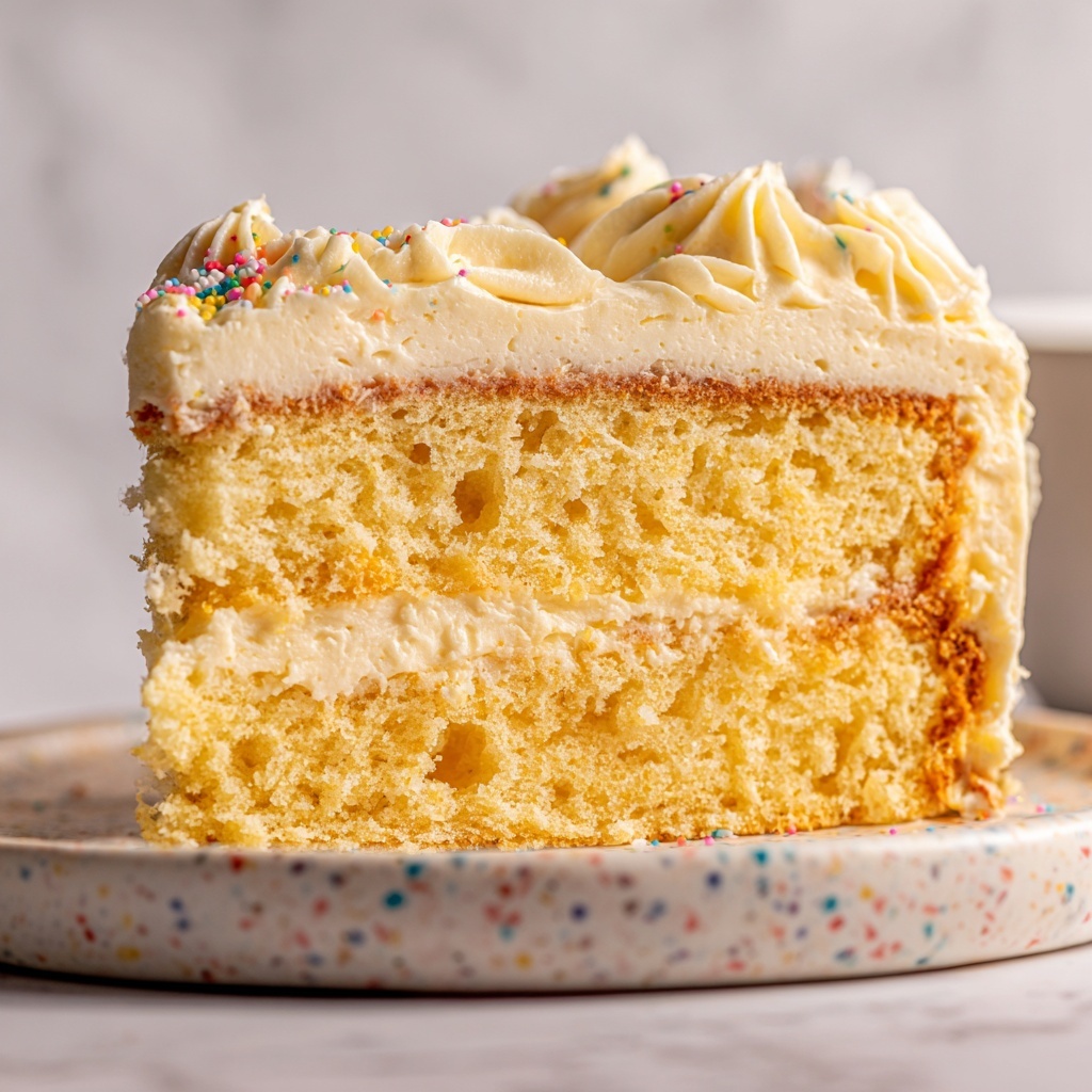 Vegan Vanilla Cake (Moist & Tender) Recipe - Recipe Image
