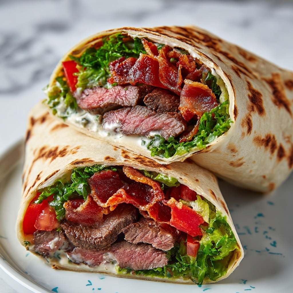 Turkey Ranch Club Wrap Recipe - Recipe Image