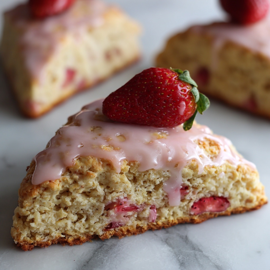Strawberry Buttermilk Scones Recipe - Recipe Image