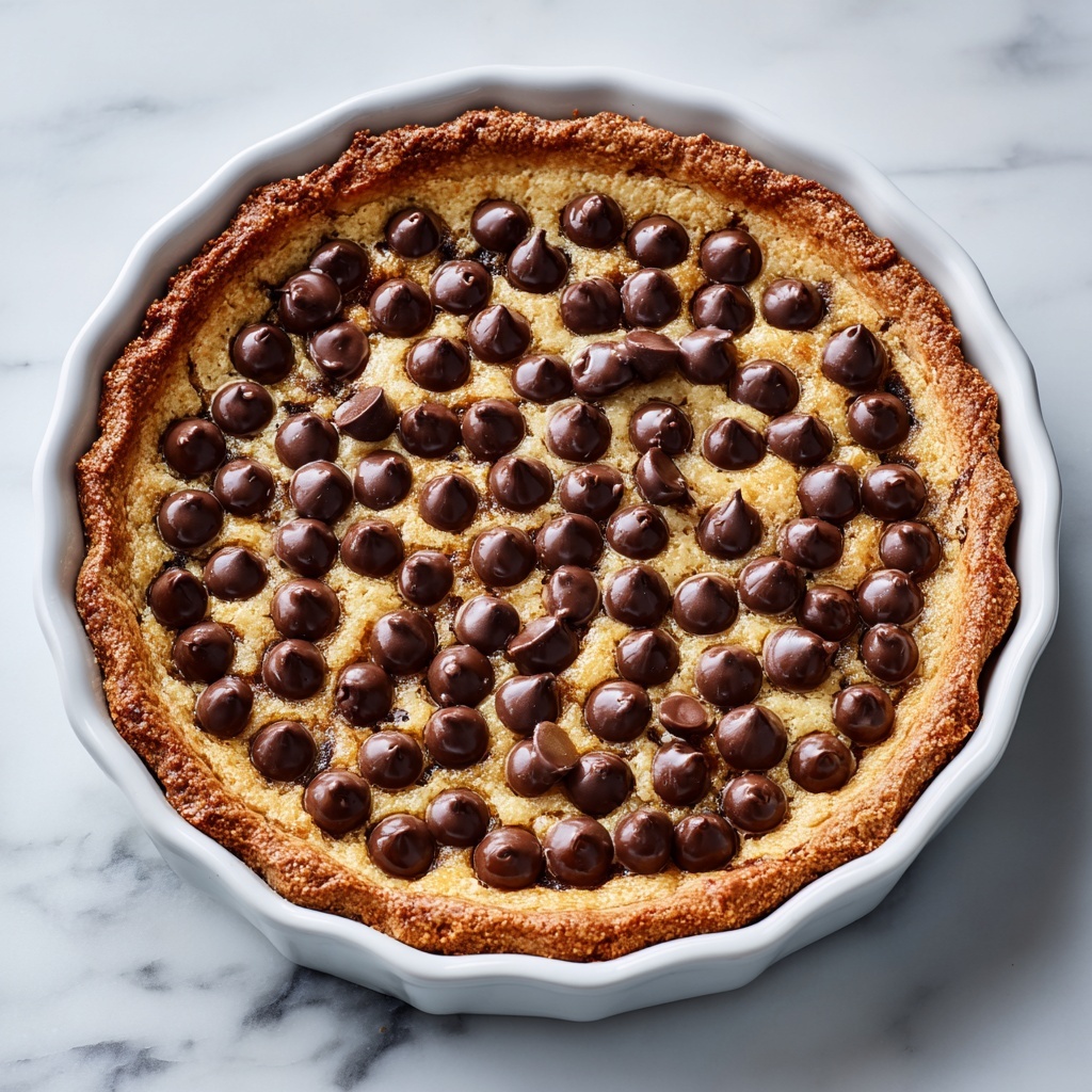 Chocolate Chip Cookie Pie Recipe - Recipe Image