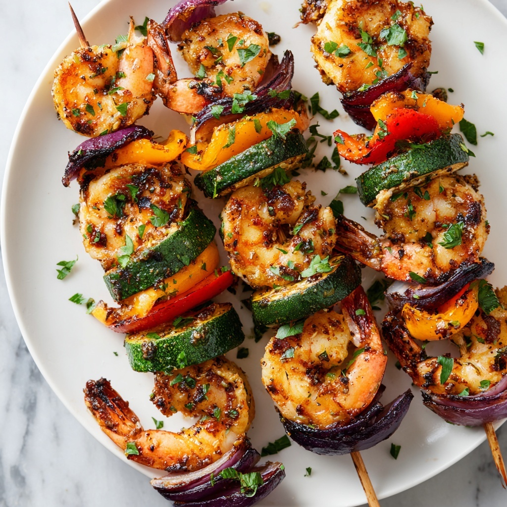 Spicy Shrimp and Veggie Skewers Recipe - Recipe Image