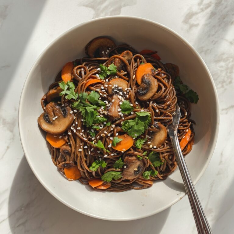 Spicy Peanut Soba Noodle Salad Recipe