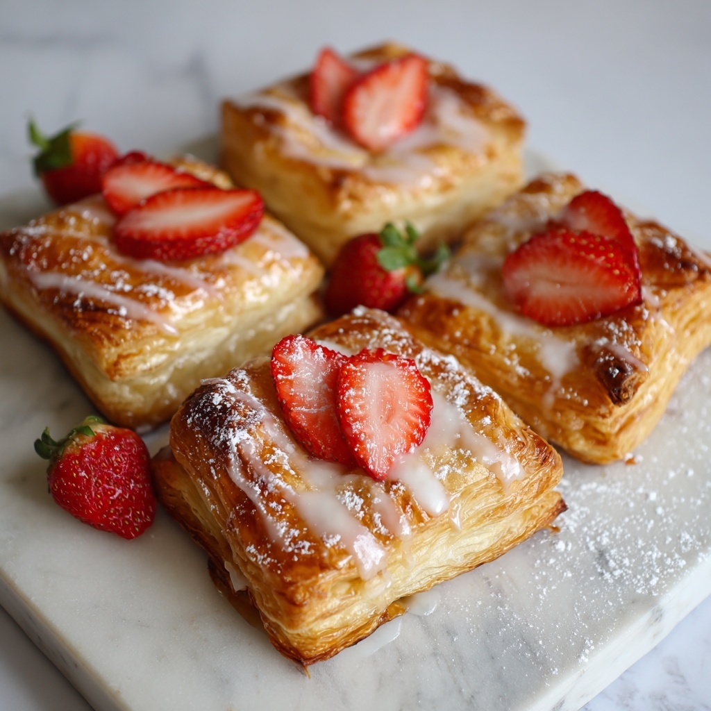Strawberry Danish Recipe - Recipe Image