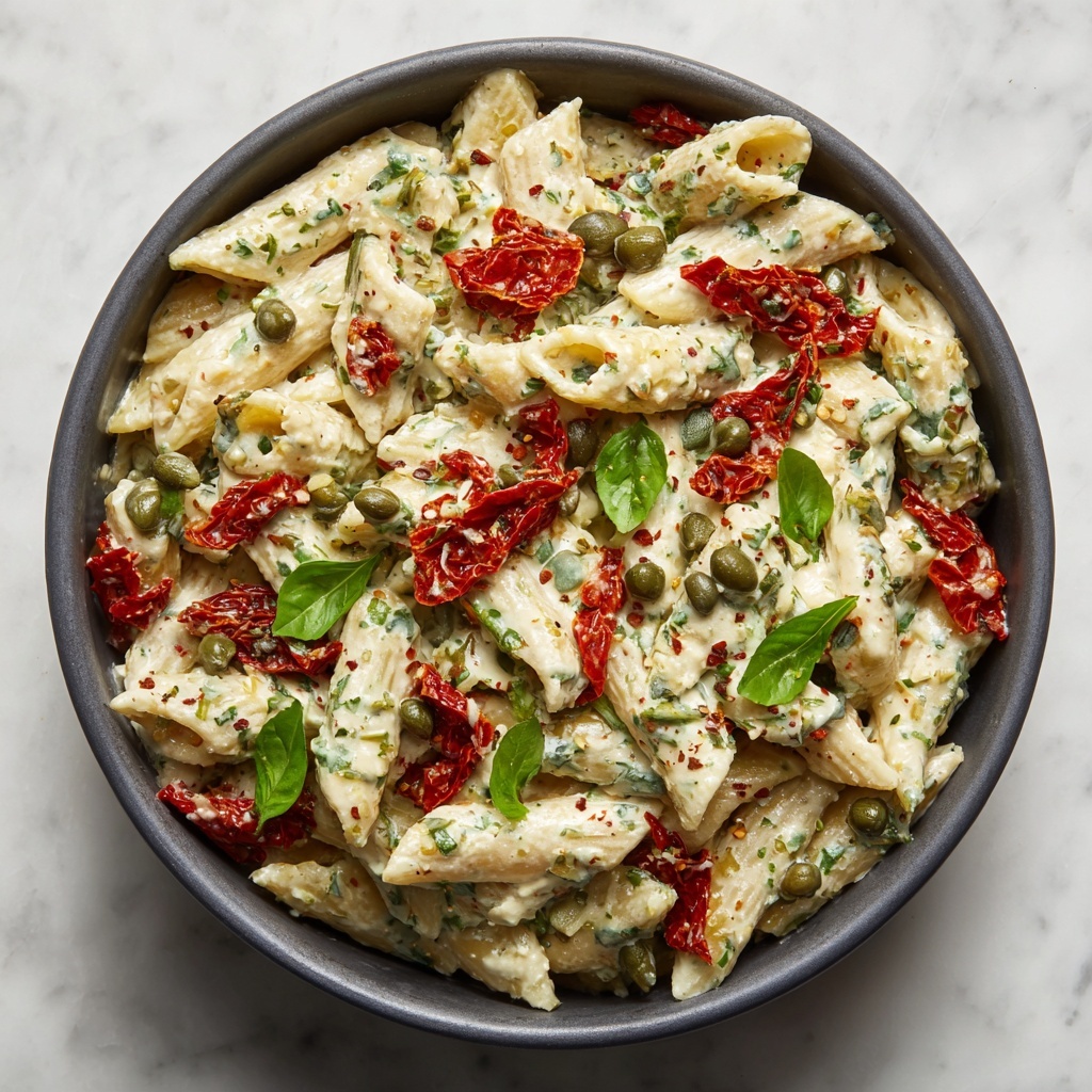 Creamy Sun-Dried Tomato Fettuccine Recipe - Recipe Image