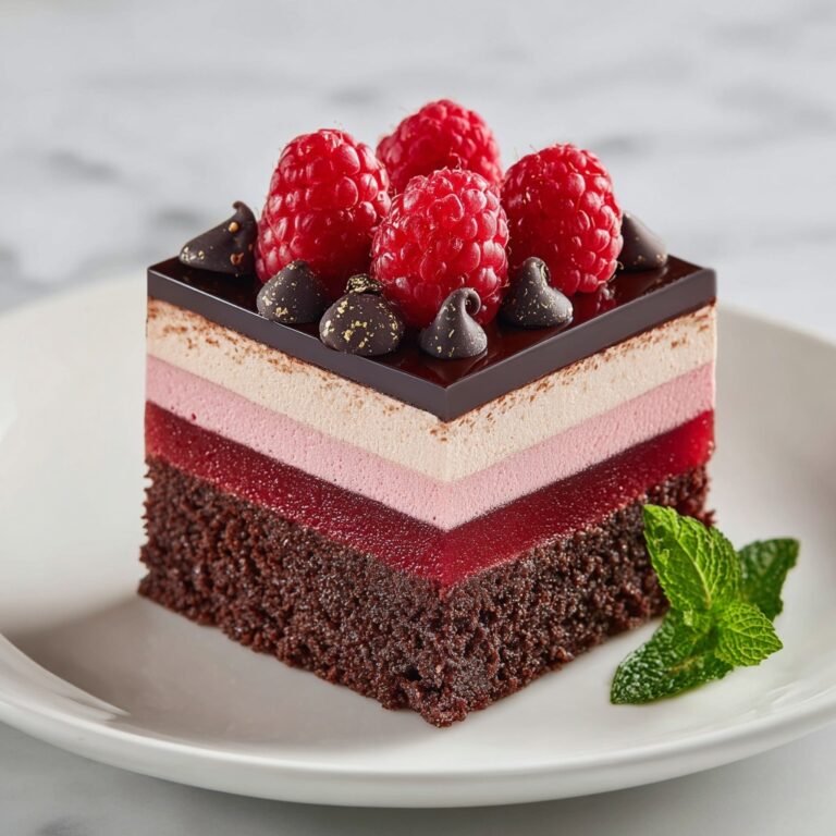 Heavenly Raspberry Chocolate Mousse Cake Recipe