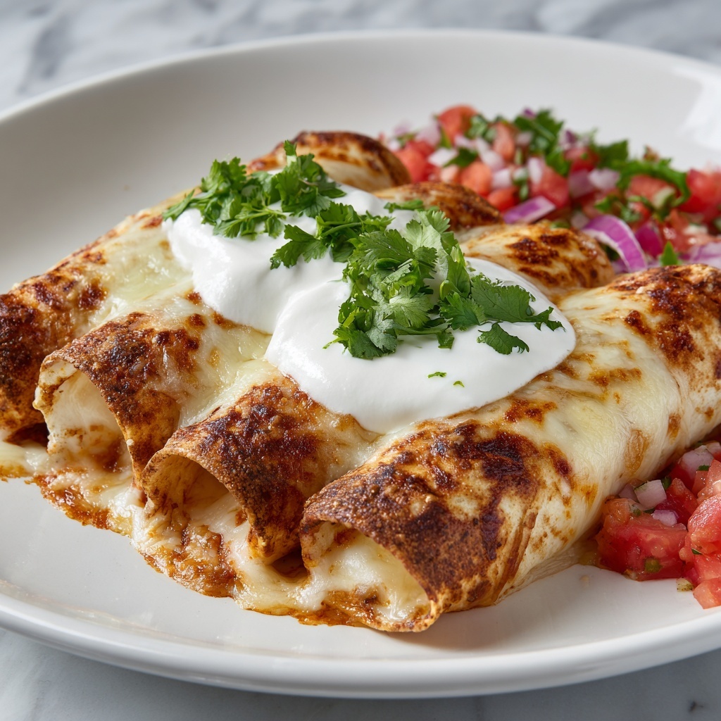 Baked Cream Cheese Chicken Taquitos Recipe - Recipe Image