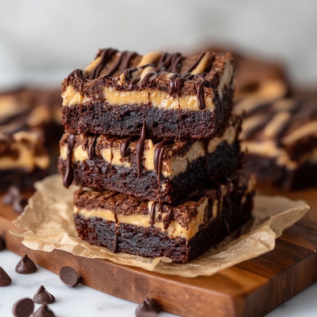 Peanut Butter Brownies with a Healthy Twist Recipe - Recipe Image