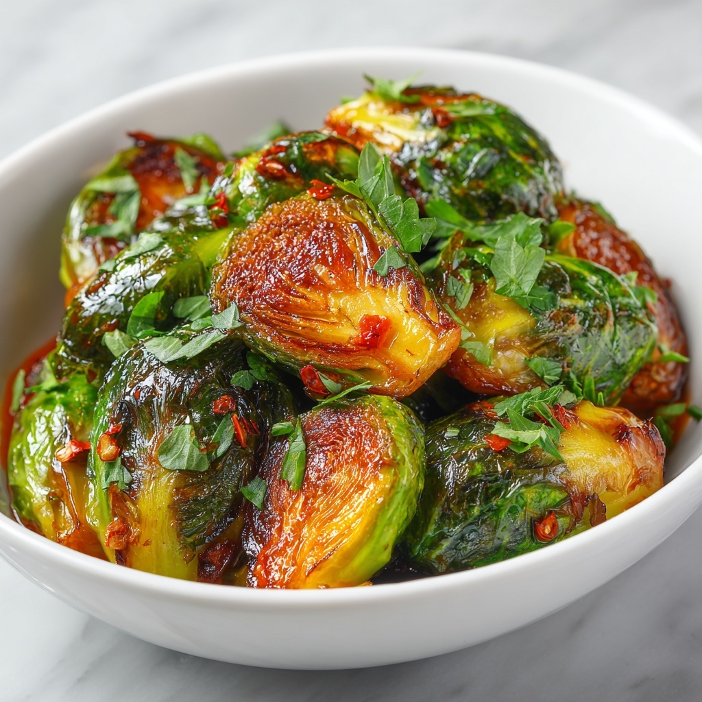 Sweet Chili Brussels Sprouts Recipe - Recipe Image