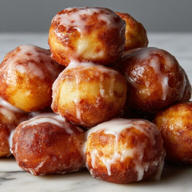 Cinnamon-Glazed Apple Fritter Bites Recipe