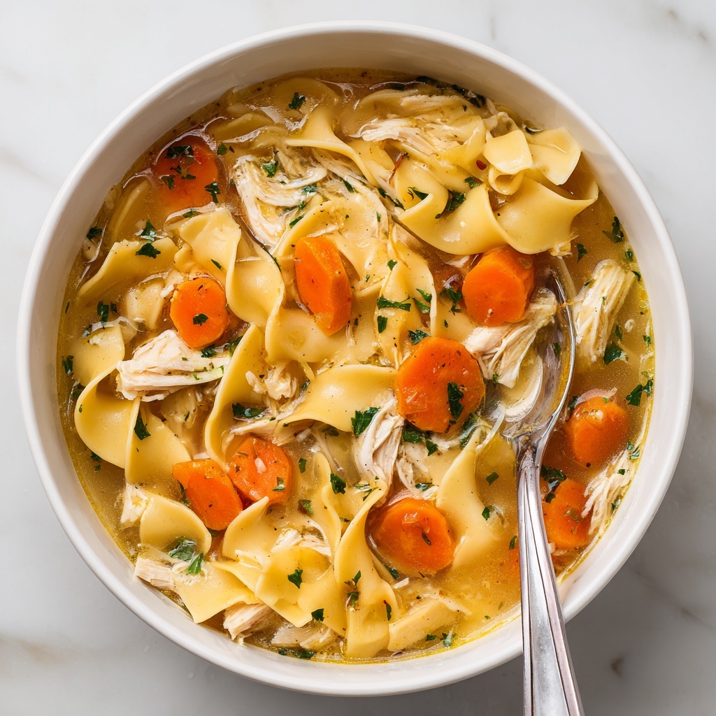 Easy Homestyle Chicken Noodle Soup Recipe - Recipe Image