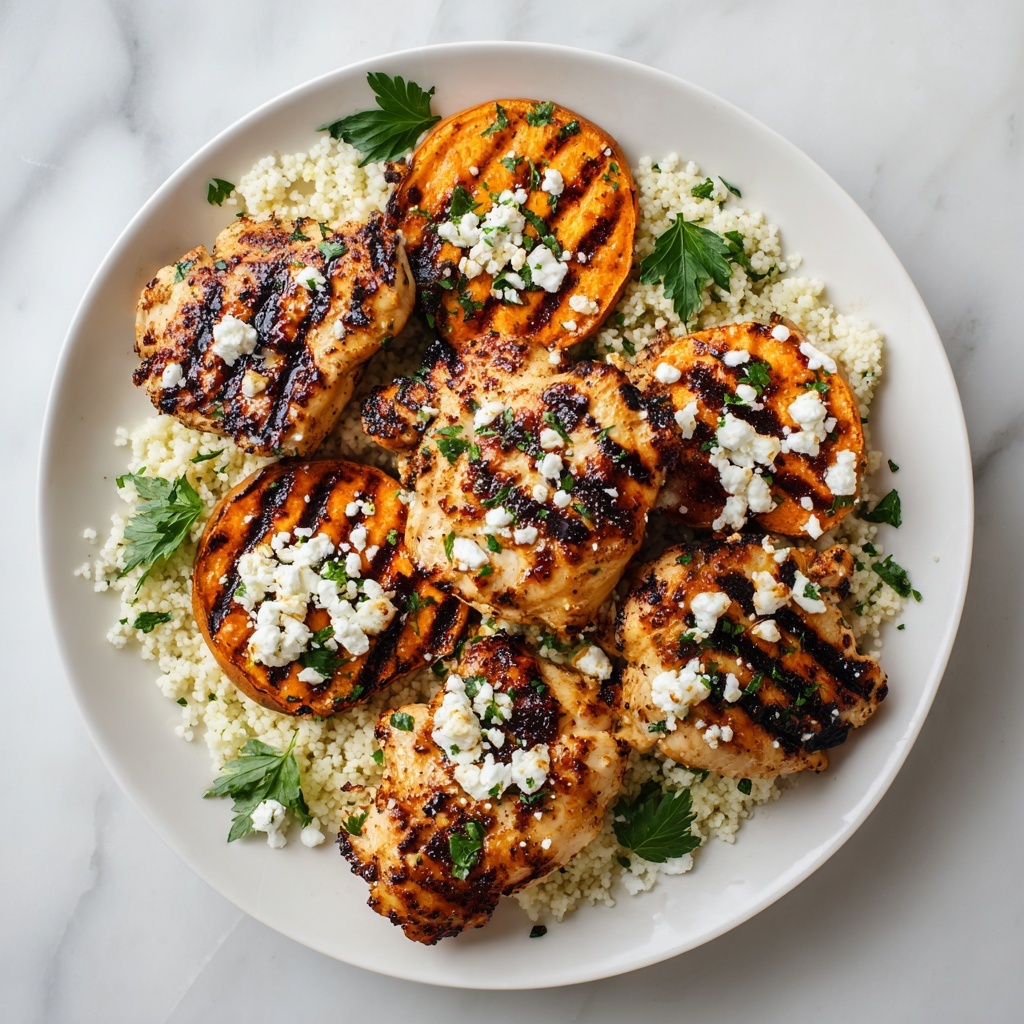 Baked Chicken with Crispy Feta & Vinaigrette Recipe - Recipe Image