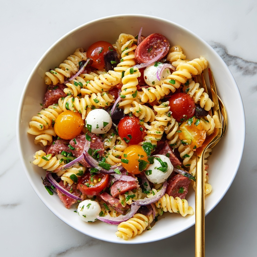 Italian Pasta Salad Recipe - Recipe Image