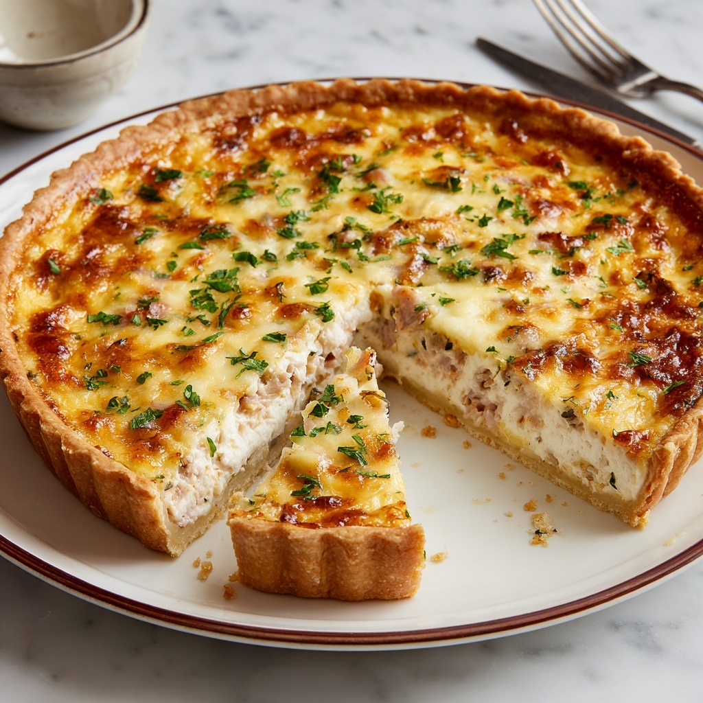 Crab and Tarragon Tart Recipe - Recipe Image