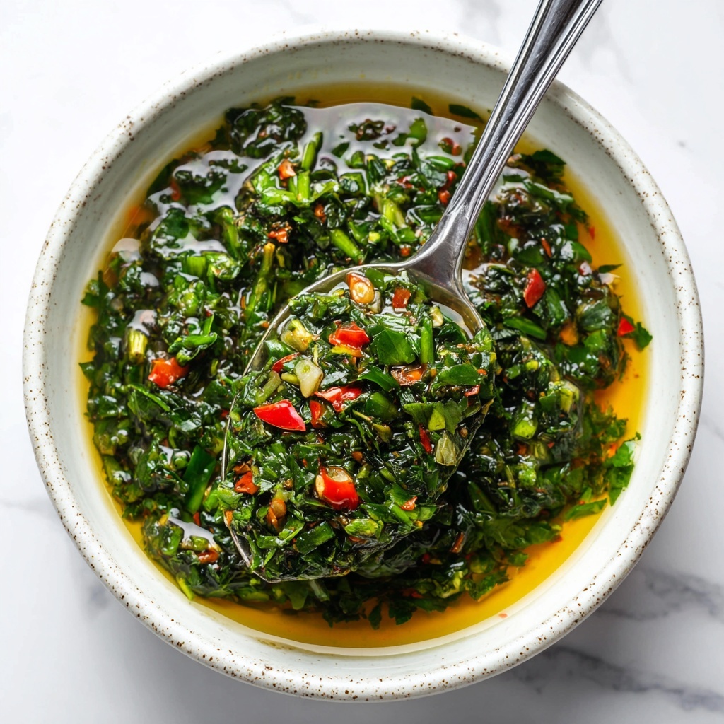 Homemade Chimichurri Sauce Recipe - Recipe Image