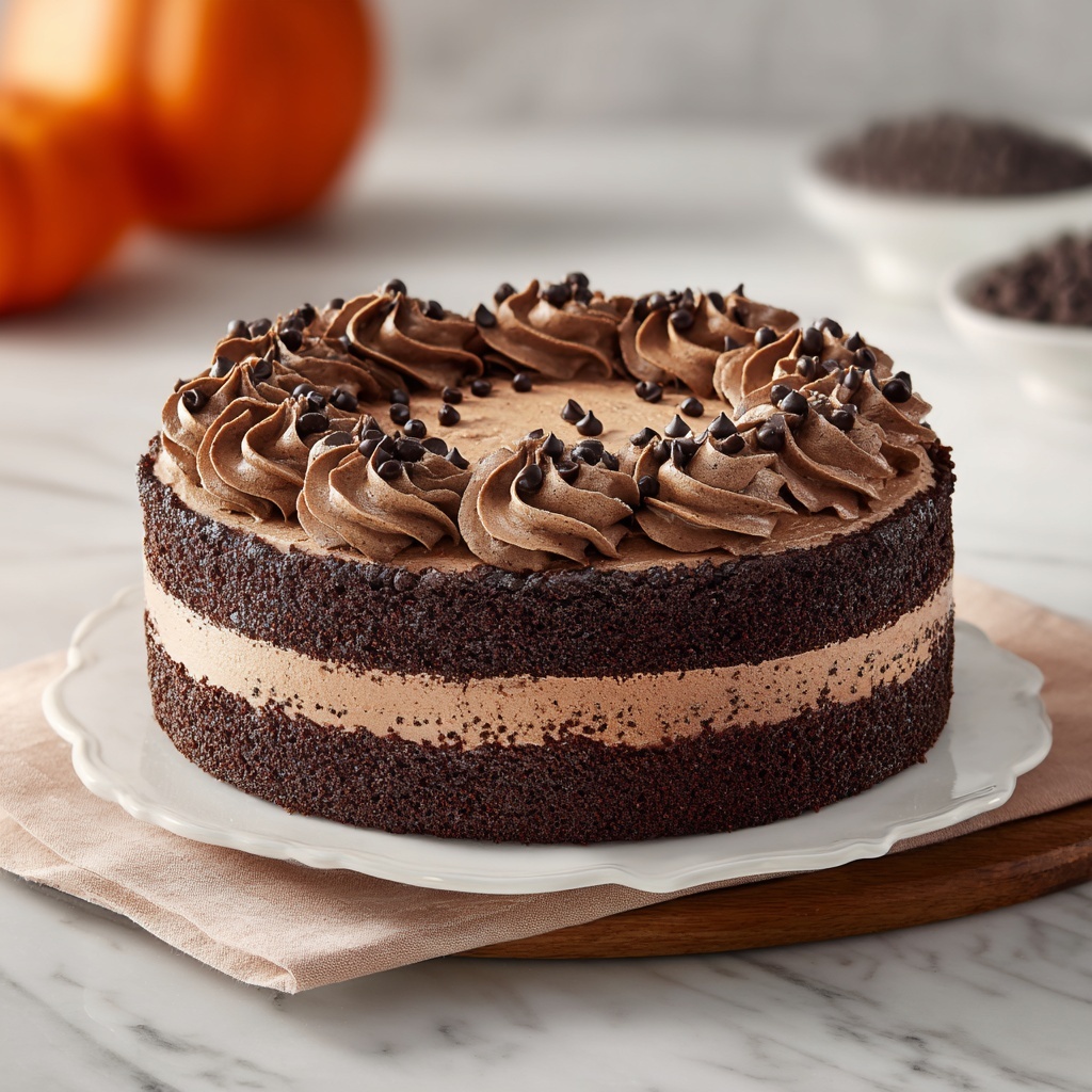 Chocolate Pumpkin Cake Recipe - Recipe Image