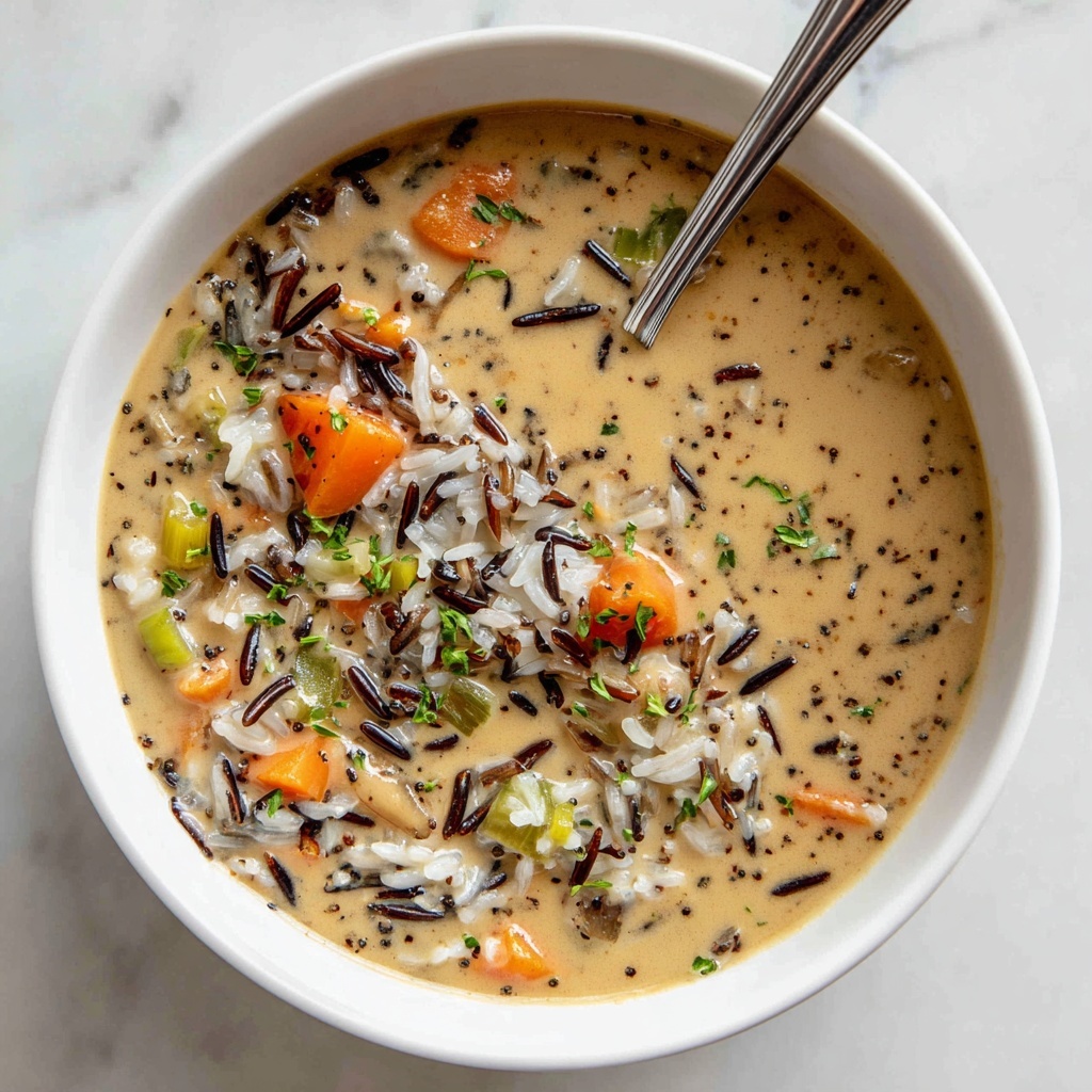 Cozy Autumn Wild Rice Soup Recipe - Recipe Image